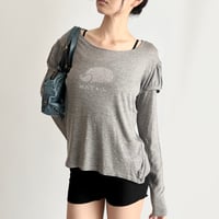 gray rhinestone puff sleeve tops