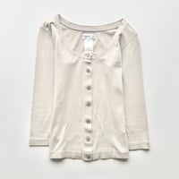 agnes b. light beige cardigan
