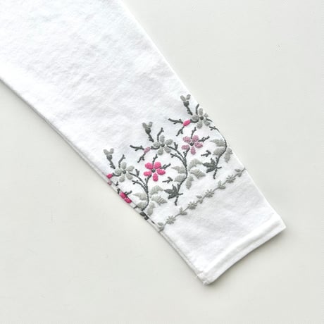 MORGAN white embroidery cardigan