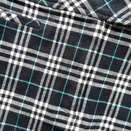 Burberry navy plaid mini skirt