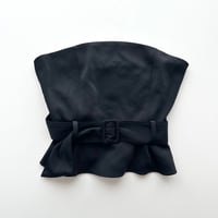 JILL STUART navy belt tube top