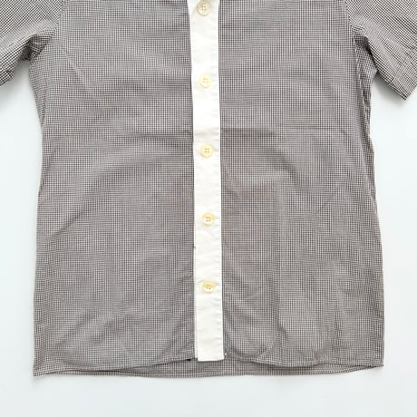 D&G plaid oversized open collar shirt