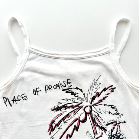 white printed camisole