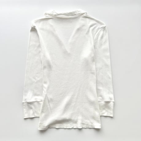 Ralph Lauren white open collar rib shirt
