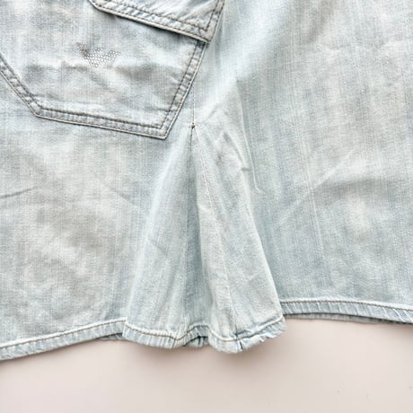 ARMANI light denim designed skirt