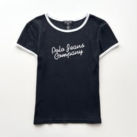 Ralph Lauren bicolor embroidery logo T-shirts