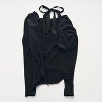 made in Italy / black layered tops