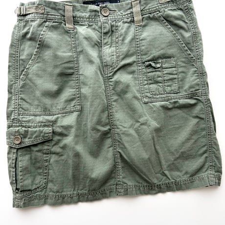 Calvin Klein light khaki cargo skirt