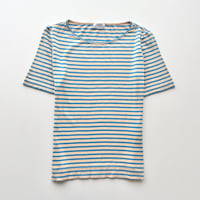 MaxMara blue×beige striped T-shirts