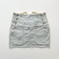 DIESEL pinstriped high waist mini skirt
