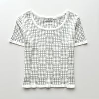 GIVENCHY gray×white dot knit tops