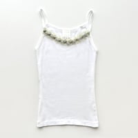 ANNA SUI white corsage camisole