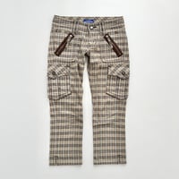 Burberry brown plaid cargo pants