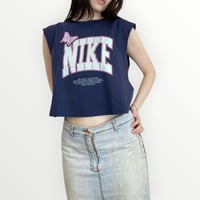 NIKE navy logo tank top