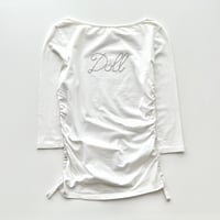 made in Italy / side shirring chain tops