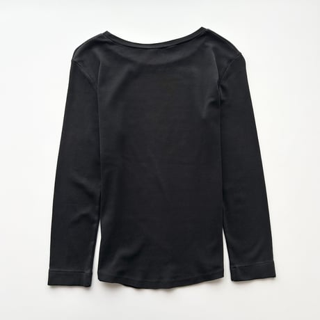 black rhinestone printed long sleeves