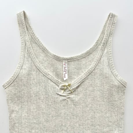 Ralph Lauren gray ribbon tank top