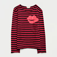 COMME des GARCONS striped lip tops