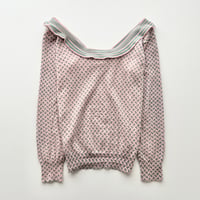 MARC JACOBS flower off shoulder knit