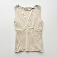 Ralph Lauren beige cache-coeur tops