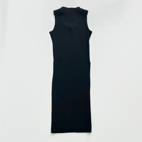 DKNY black rib knit tight dress