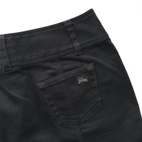 Burberry black mini skirt
