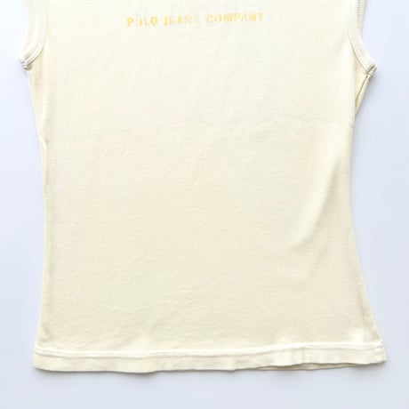 Ralph Lauren yellow logo tank top