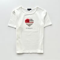 Burberry sequins heart logo T-shirts