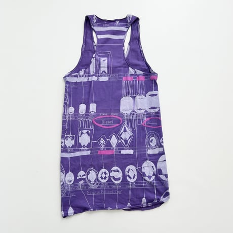 DIESEL purple printed tunic