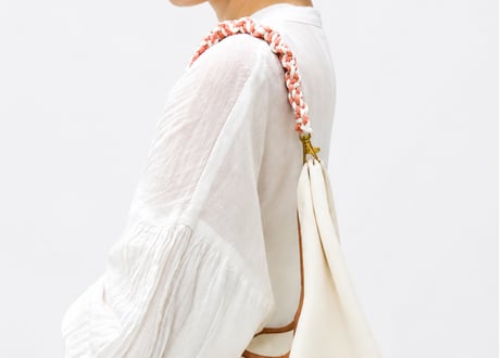 マクラメ編み　スマホ用ハンドストラップ