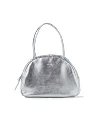 FOLNA RD ホイルレザーボストンバッグ M-SIZE / No.083339 / SILVER