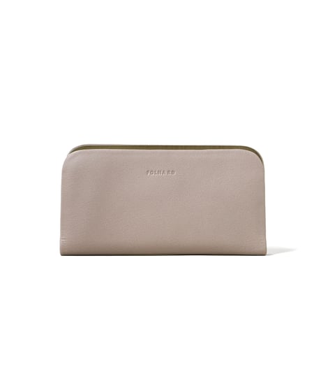 FOLNA RD ゴートレザー 天溝がま口長財布 / No.2993920 / 3色展開
