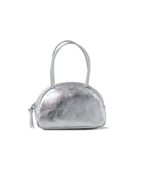 FOLNA RD ホイルレザーボストンバッグ SS-SIZE / No.083337 / SILVER