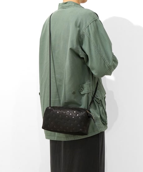 Folna ドット型押しレザー お財布ショルダーバッグ / No.2993921 / 3色展開
