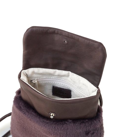 FOLNA RD ムートン調ファー ギボシショルダーバッグ / No.083303 / 3色展開