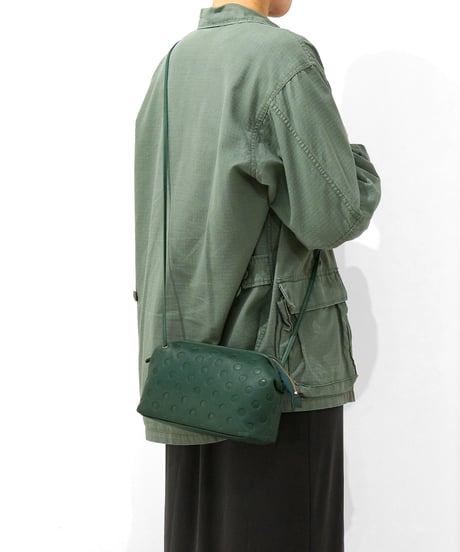 Folna ドット型押しレザー お財布ショルダーバッグ / No.2993921 / 3色展開
