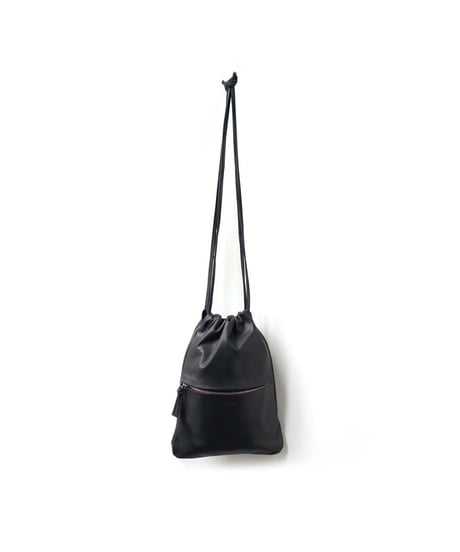 FOLNA RD ソフトレザー ドローストリングショルダーバッグ / No.083277-T / 3色展開