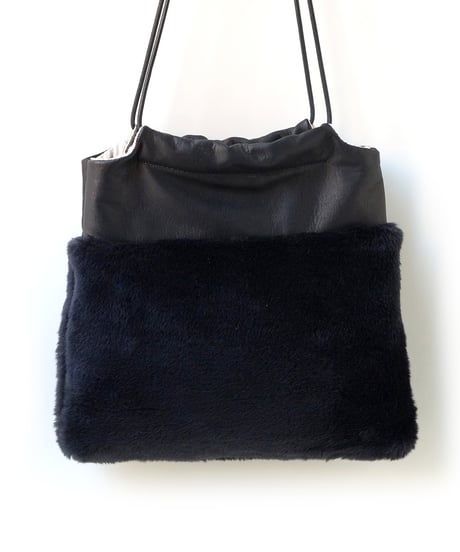 FOLNA RD ムートン調ファー ショルダーバッグ / No.083304 / 2色展開