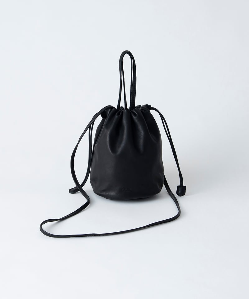 FOLNA RD ソフトレザー2WAY巾着ショルダーバッグ / No.083349 / 2色展