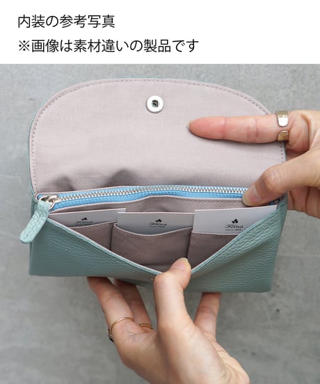 FOLNA RD ソフトレザー・ホイルレザー ウォレットポーチ / No.2993928 / 2素材2色展開