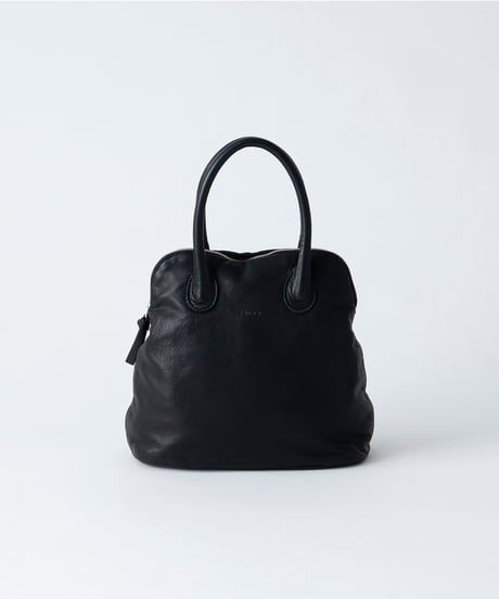 FOLNA RD ソフトレザーブガッティボストンバッグ / No.083294 / BLACK