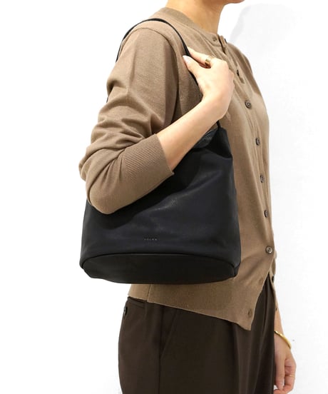 FOLNA RD ソフトレザー ワンハンドルバッグ / No.083373 / BLACK