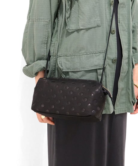 Folna ドット型押しレザー お財布ショルダーバッグ / No.2993921 / 3色展開