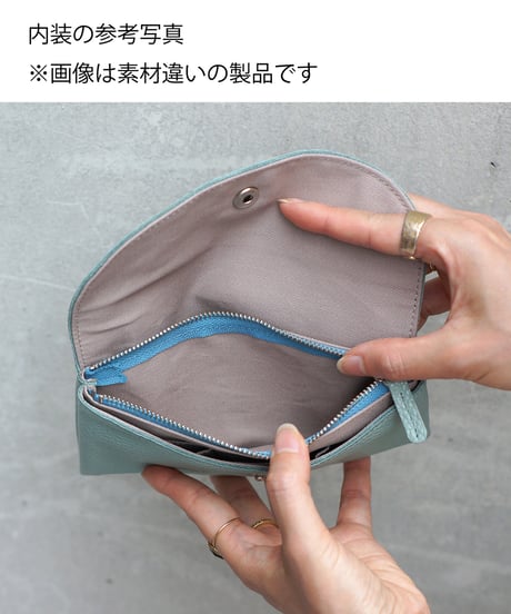 FOLNA RD ソフトレザー・ホイルレザー ウォレットポーチ / No.2993928 / 2素材2色展開