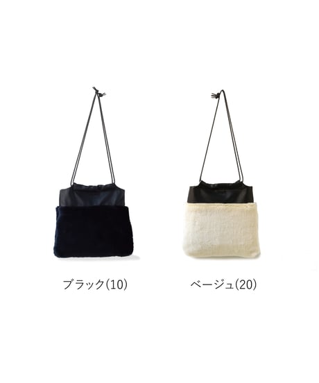 FOLNA RD ムートン調ファー ショルダーバッグ / No.083304 / 2色展開