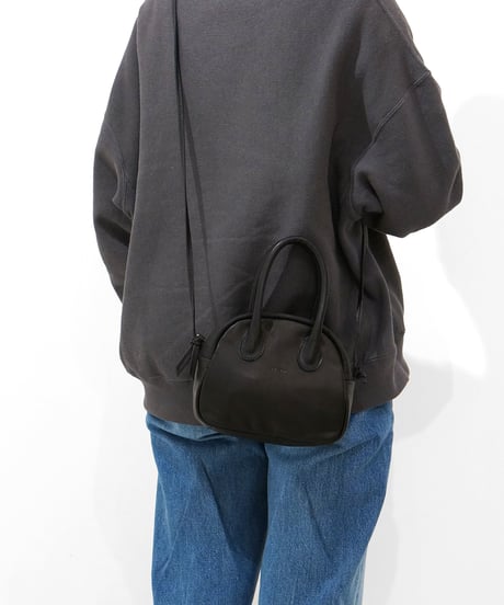 FOLNA RD ソフトレザー2WAYアールボストンバッグ / No.083340 / BLACK