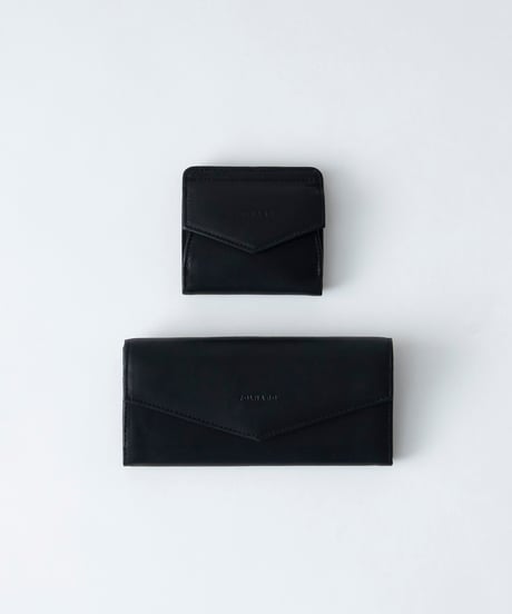 FOLNA RD ソフトレザー・ホイルレザー エンべロープ長財布 / No.2993901 / 2素材2色展開