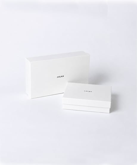 FOLNA RD ソフトレザー・ホイルレザー エンべロープ二つ折り財布 / No.2993900 / 2素材2色展開