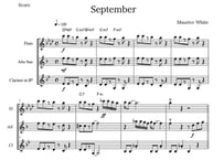 【三重奏】「September」フルート＆クラリネット＆アルトサックス三重奏