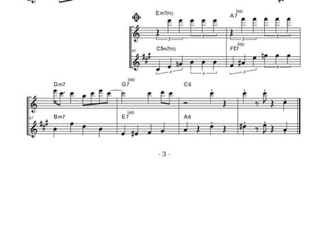 ♫楽譜「Fly Me To The Moon」フルート＆アルトサックス二重奏［Jazzシリーズ］
